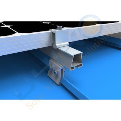 China Allows Single Standing Seam Metal Roof Aluminum Solar Clamps For Solar Panels Mount for sale