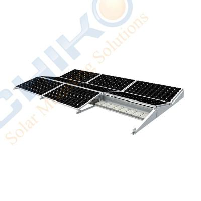 China Best Aluminum Structure Price Solar Panel Bracket System Ballast For Flat Roof Solar Mounting System for sale