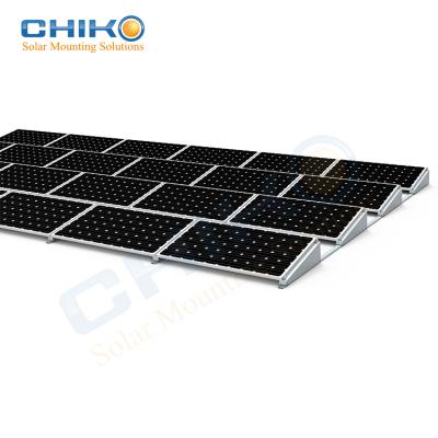 China Aluminum Structure High Quality Solar Flat PV Ballast Roof Rack System / Racking System for sale