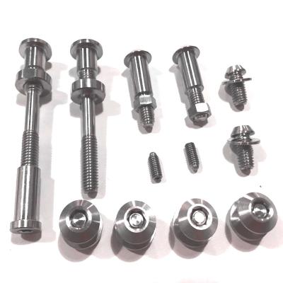 China Titanium Hot Fasteners Titanium Set Bolts Fit For Folding Bike for sale