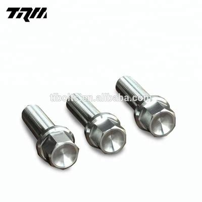 China High Quality Low Density Titanium Lug Gr5 Bolt Nuts In Stock By Car for sale