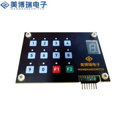 China Waterproof OEM Customize Flat Button PCB / FPC Circuit Push Button Membrane Switch for sale