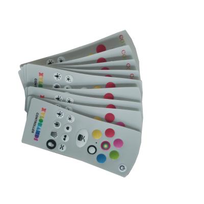 China Waterproof Custom Printing Graphic Membrane Control Panel Sticker Polycarbonate Overlay for sale