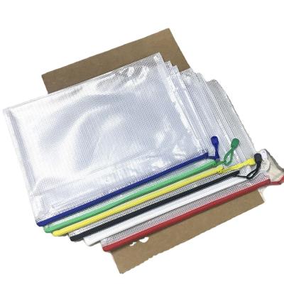 China Convenient PVC Document File Stationery Products With 12 Zipper Colorful Bag Folder Presentation Binder Office School for sale