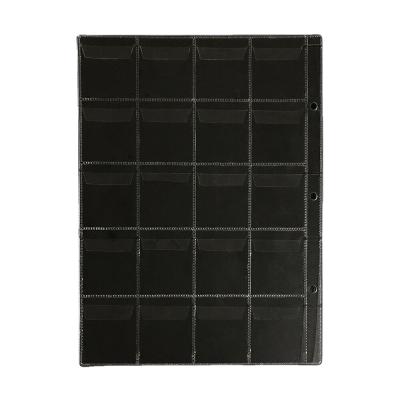 China Waterproof 12-Pockets Collectible Card Album Card Sleeve Collect Book Coin Loose Leaf Holder for sale