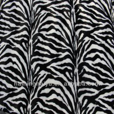 China Shrink-Resistant Flock Design Animal Print Fabric Upholstery Fabric Print for sale