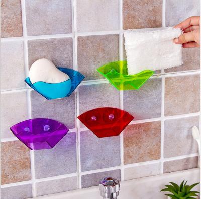 China Sustainable Double Sucker Sink Sponge Draining Rack Storage Rack / Kitchen Sponge Rack for sale