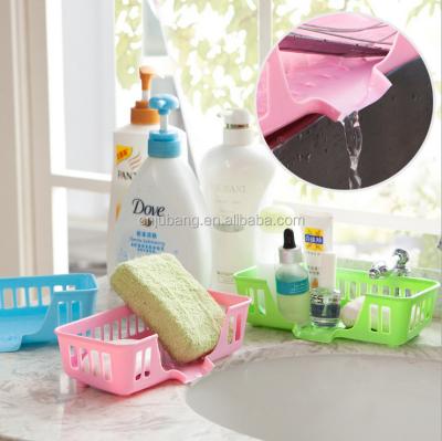 China Viable kitchen sink draining storage basket strainer/kitchen basin utensil basket/kitchen sink storage basket for sale