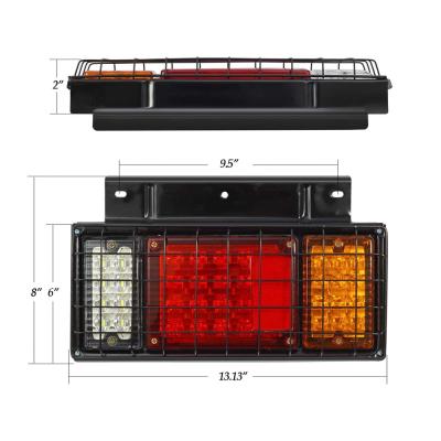 China ABS Iron Waterproof 40 LED Housing + PC Lens Truck Tail Light With 1 Year Warranty For Isuzu And Trailer for sale