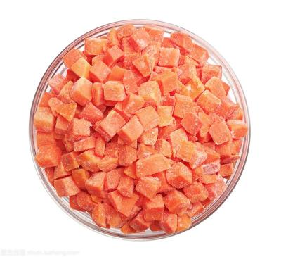 China FROZEN Green Growing Frozen Sliced ​​Carrots for sale