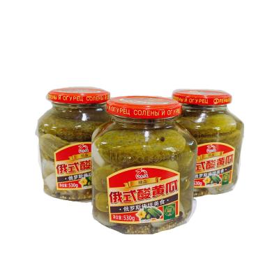 China Wholesale High Quality Chinese Snacks Canned Fast Food Kimchi Canned Pickled Cucumber for sale