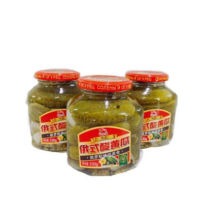 China Canned Professional Factory Directly Supply Vegan Sour Pickled Canned Cucumber In Vinegar for sale