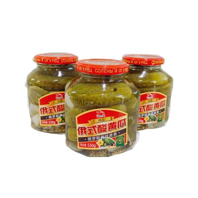 China Canned Best Seller Sour Candy and Crunchy Canned Cucumber in Vinegar for sale