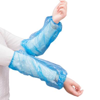 China Plastic PE CPE Arm and Sleeves Over Sleeve Protector Covers Waterproof Disposable Plastic Sheath for sale