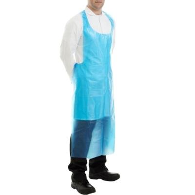 China Cleaning Easy To Open And Use Waterproof Customized Rose PE Disposable Medical Apron For Hospital for sale