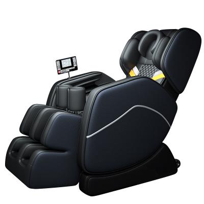 China Weightless System Full Body 3 Year Warranty And Recliner Weightless Shiatsu Heat 4d Electric Massage Chair With Airbags And Foot Rollers Black for sale