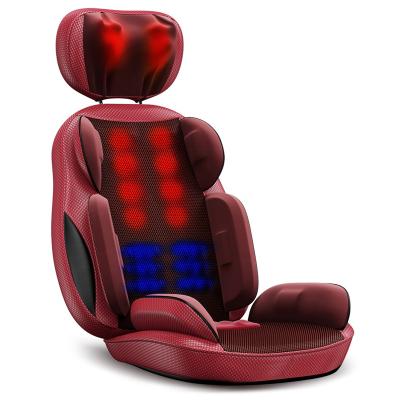 China Shoulder Waist Neck Cushion Body Electric Back Shoulder Spine Cervical Office Cushion Massage Cushion Seat for sale