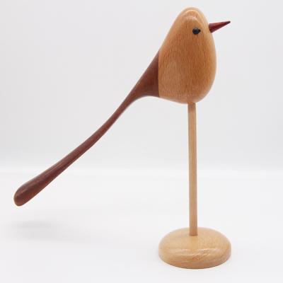 China Europe Professional Factory Wooden Arts Crafts Home Decoration Wooden Bird for sale