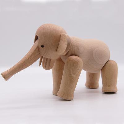 China Europe factory direct sell elephant wooden craft for gift and decoration for sale