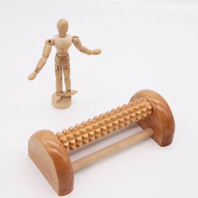 China 2019 Wholesale High Quality 3 Rows Personal Body Relaxing Wooden Foot Massager With 1 Row for sale