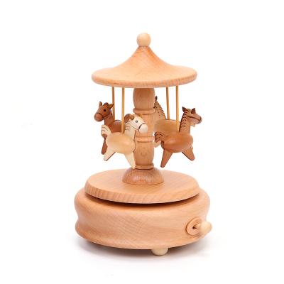 China Portable High Quality Customized Hand Crank Music Box For Festival for sale