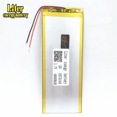 China Power Tools Wholesale Ultra Thin 3575148 Rechargeable 6000mAh Lipo Batteries 3.7V Lithium Ion Polymer for sale