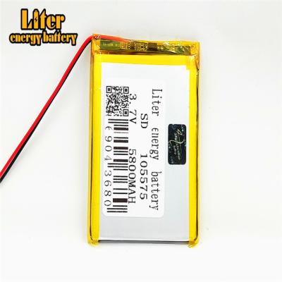 China Machine- 105575 3.7V 5800 mAh large capacity lithium polymer battery wholesale mobile power for sale