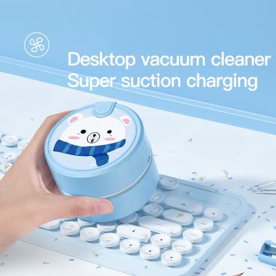 China Mini USB hotel suohuang dust sweeper machine table clean vacuum cleaner small portable rechargeable desk office for home and car and for sale