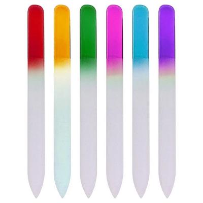 China Free Shipping Professional Crystal Glass Files Durable Art Health Beauty Tool Buffing Grit Sand Finger Nail Manicure Device for sale