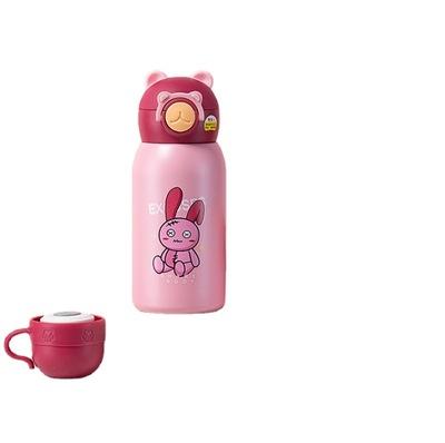 China Free Shipping Business Stainless Steel Cartoon Kids Vacuum Flask Thermal Water Bottle For Primary School Students Kindergarten Children for sale