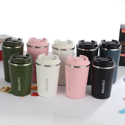 China Business 380ml/510ml Stainless Steel Coffee Thermos Mug Car Portable Vacuum Flasks Travel Water Cup Thermocup Thermo Bottler For Gifts for sale