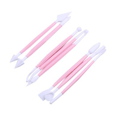 China 8Pcs Disposable Fondant Cake Decorating Modeling Tools 16 Models Carving Flower Craft Clay Modeling Baking Accessories Set for sale