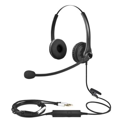 China USB Noise Canceling Headset For Home Call Center Works Wired Headset With Microphone Headset For Computer For Home Office for sale