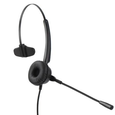 China Call Center Headset Noise Canceling Monaural Loud Canceling Call Center Headset for sale