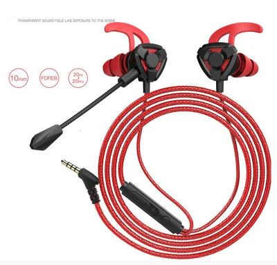 China Lightweight Good Quality Headphones and Dual Earphone Driver Wired Stereo Sport Earbuds with MIC for Running, Workout, Gym for sale