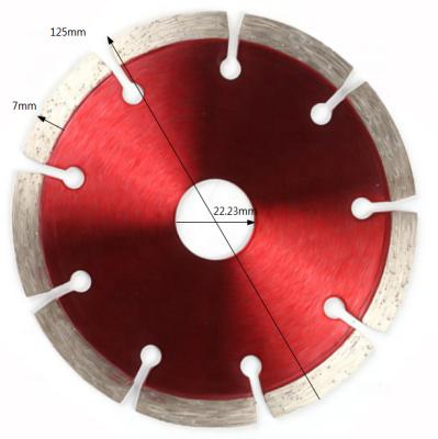 China For Cutting Granite/Marble/Concrete/Brick Cold Press 115mm Diamond Blades Segmented Saw Blade For Stone Cutting for sale