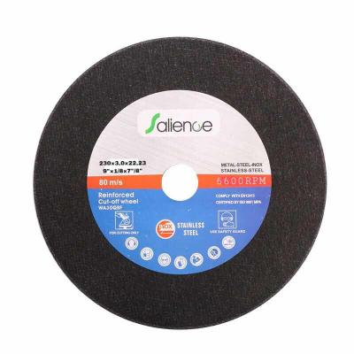 China Metal Steel Cutting Professional 230mm Metal Steel Cutting Abrasive Grinding Wheel for Cutting Disc for sale