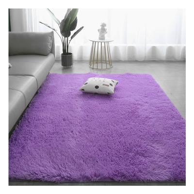 China Washable Modern Muslim Alfombra Purple Floor Plush Carpet And Living Room Rugs Custom Rugs for sale