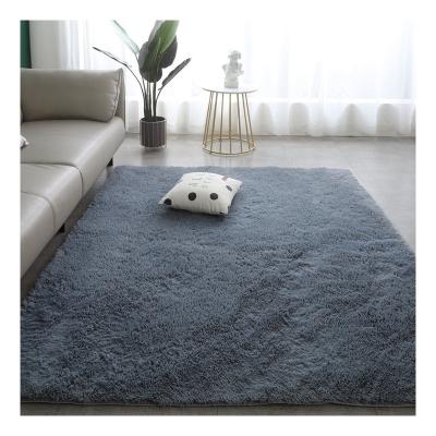 China High Quality Teppe Gray Supplier Synthetic Chemical Fiber Washable Fur Area Rugs Large Area Rugs For Bedroom for sale