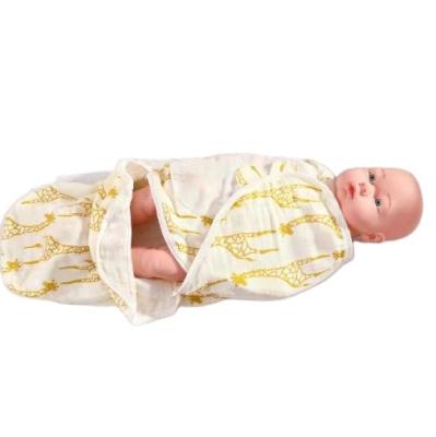 China Wearable 100% Cotton Baby Wrap Adjustable Infant Baby Wrap Covering Set Baby Wrap Animal Wrap for sale