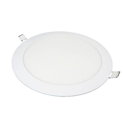 China Modern 3-24W Recessed Ultra Thin Round LED Panel Light Office Mall Ceiling Decorates for sale