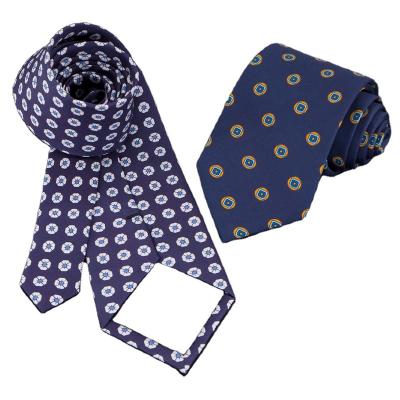 China 100% Handmade Manxiang Handmade Shengzhou Woven Jacquard Italian Organic Silk Ties Men for sale