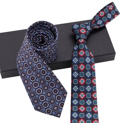 China 100% Handmade Manxiang China Manufacture Jacquard Woven Neckwear Cravat Mens Silk Ties for sale