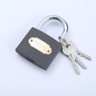 China Waterproof 20-25-32-38-50-63-75mm Gray Lock One Word Padlock for sale