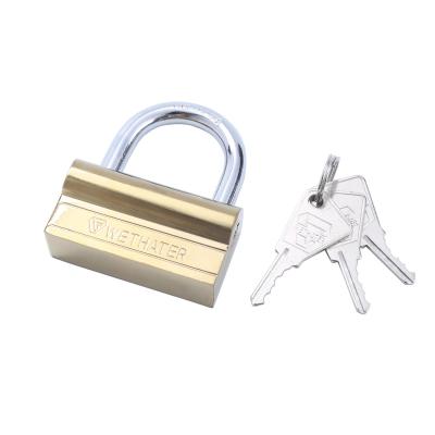 China Good quality factory china wholesale waterproof padlock 365 rate polished golden for sale