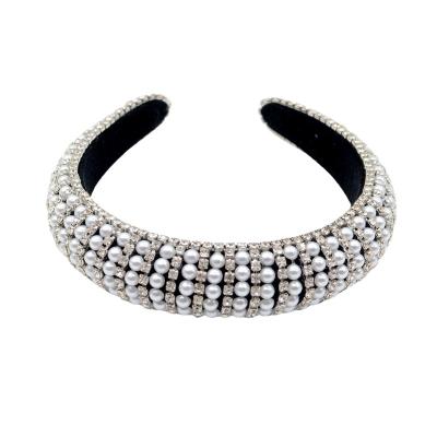 China European and American style factory wholesale sample free famous brand diamond designer luxury headbands for women for sale