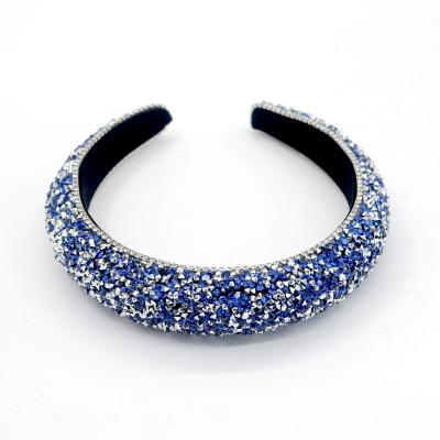 China European and American style factory wholesale sample free famous brand diamond designer luxury headbands for women for sale