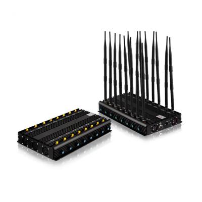 China Wireless Signal Jammer 16 Channels For 2G 3G 4G 5G WiFi GPS for sale