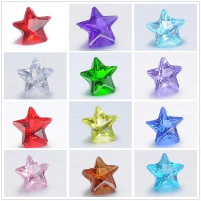 China Crystal Zircon Star Style Crystal Glass Pendant Beads Floating DIY Pendants Accessories for sale