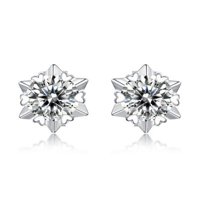 China CLASSIC 2021 Lowest Selling Price Moissanite Popular Hot Silver Jewelry 925 Sterling Silver Jewelry Stud Earrings for sale